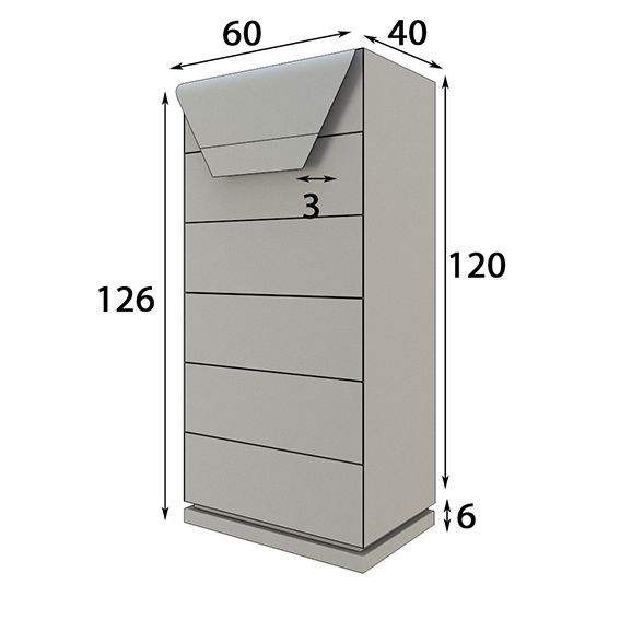 Chest of drawers 56305