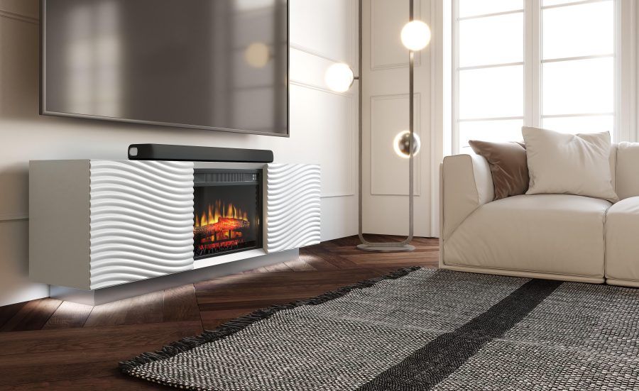 Design fireplace TV cabinet CH02