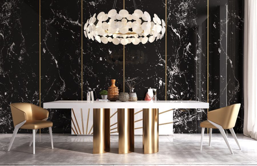 Gold Dining Table GD05