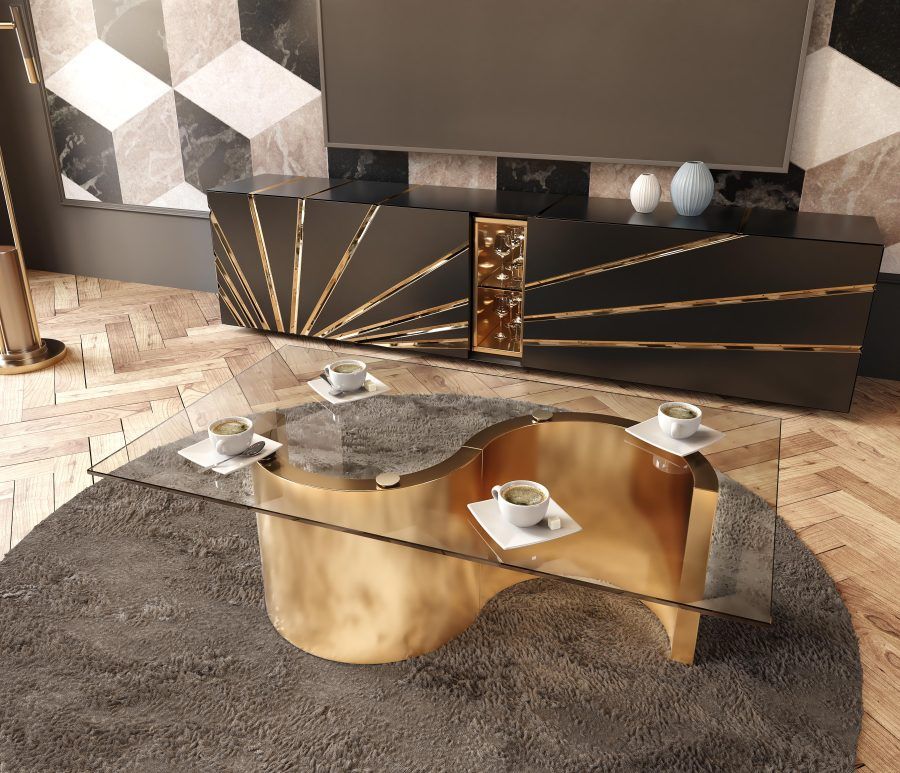 Gold Center Table GD13